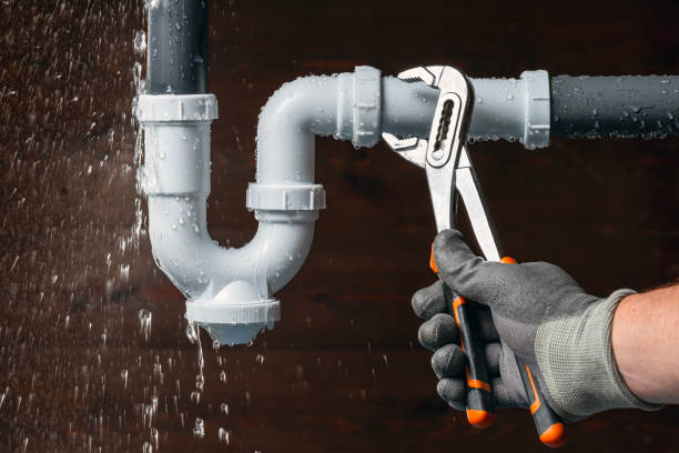 Professional Plumbing technician working in New Douglas, IL